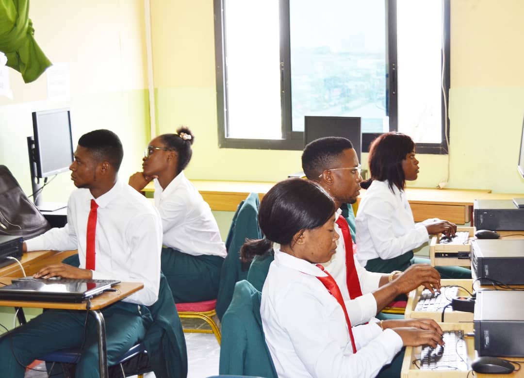 ICT students in computer lab